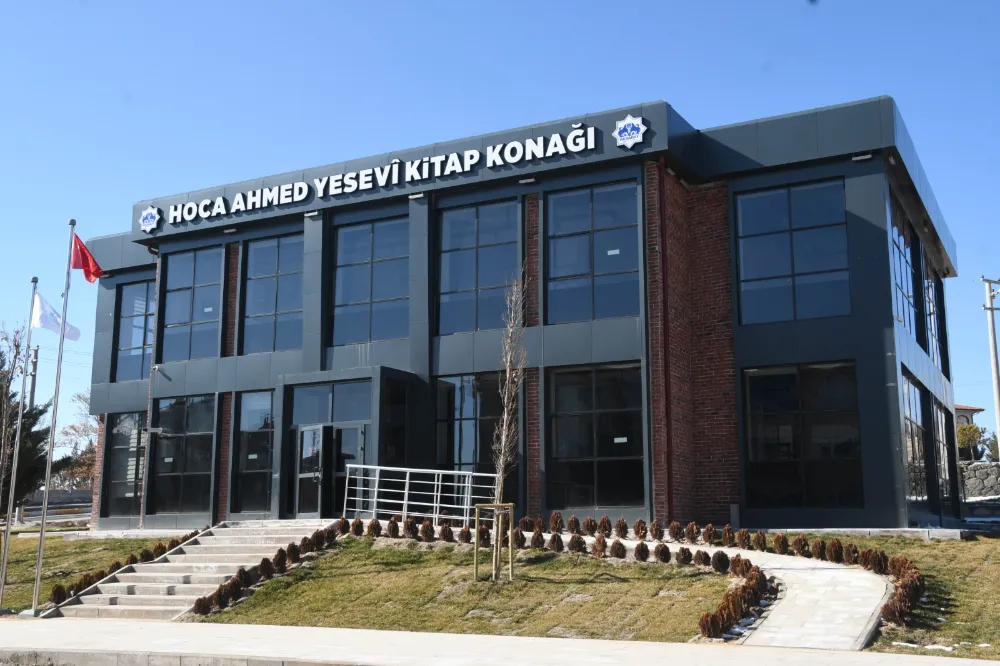 Hoca Ahmed Yesevî Kitap Konağı hizmete açılıyor 
