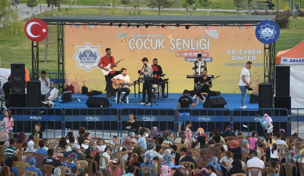 Çocuk şenliğinde çocuklar aileleri ile eğlenecek 