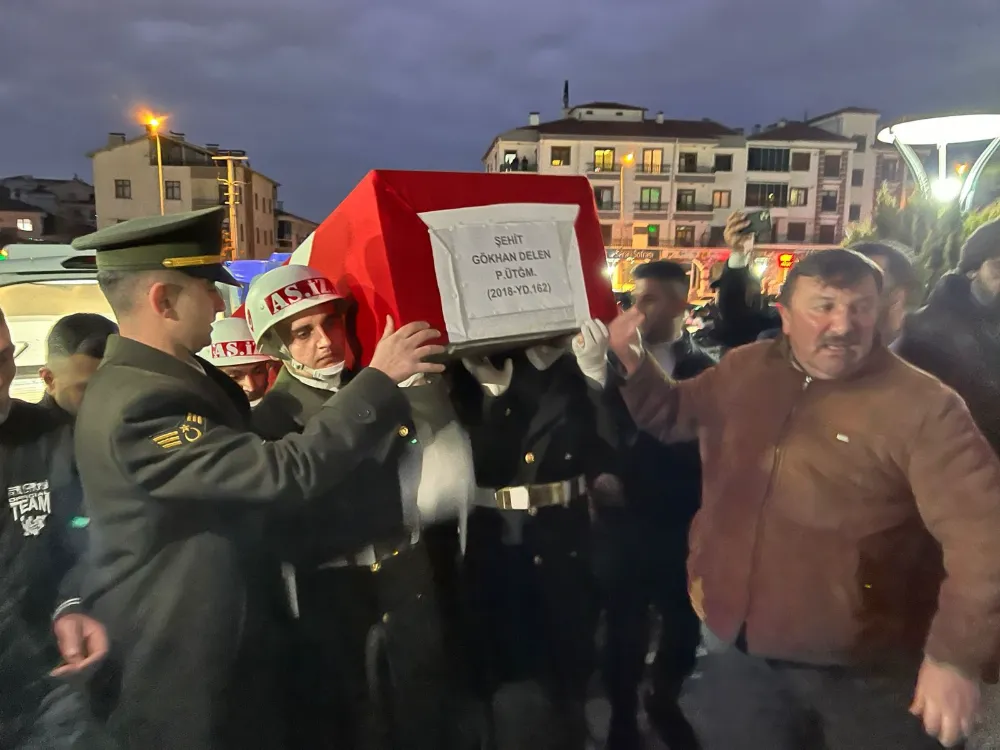 Şehit Gökhan Delen’in naaşı Aksaray’a getirildi