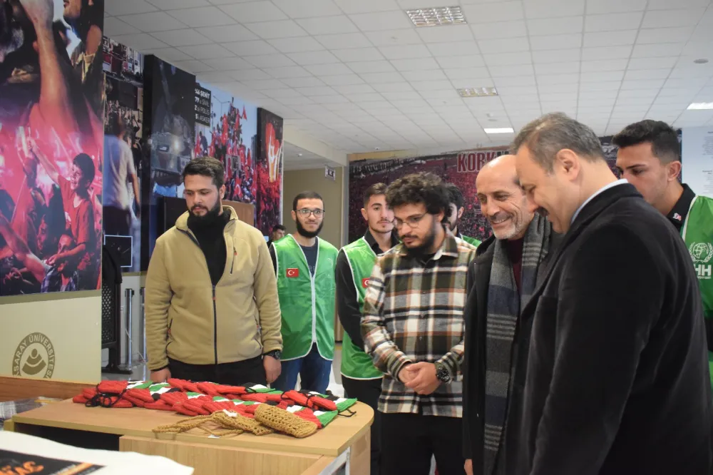 Öğrenciler Filistin halkına 