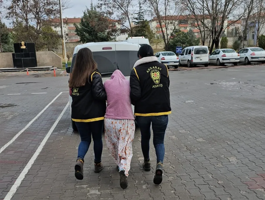 8 ayrı suçtan 16 yıl hapis cezası bulunan kadın tutuklandı 