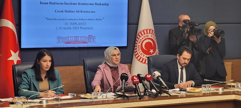 Komisyon Başkanı Katırcıoğlu: 16 yaşına kadar sosyal medya kullanımına düzenleme getirilmeli