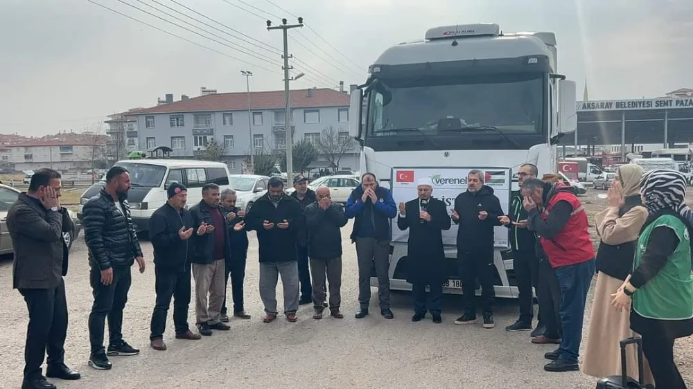 Gazze’ye Yardım Köprüsü: Aksaray’dan Un Dolu Tır Yola Çıktı!