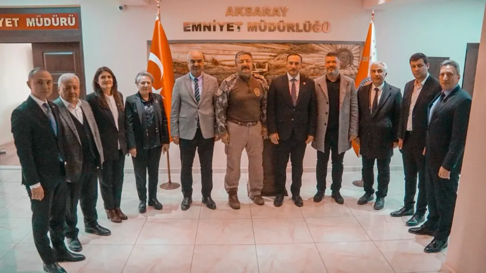 MHP heyetinden İl Emniyet Müdürlüğü’ne ziyaret