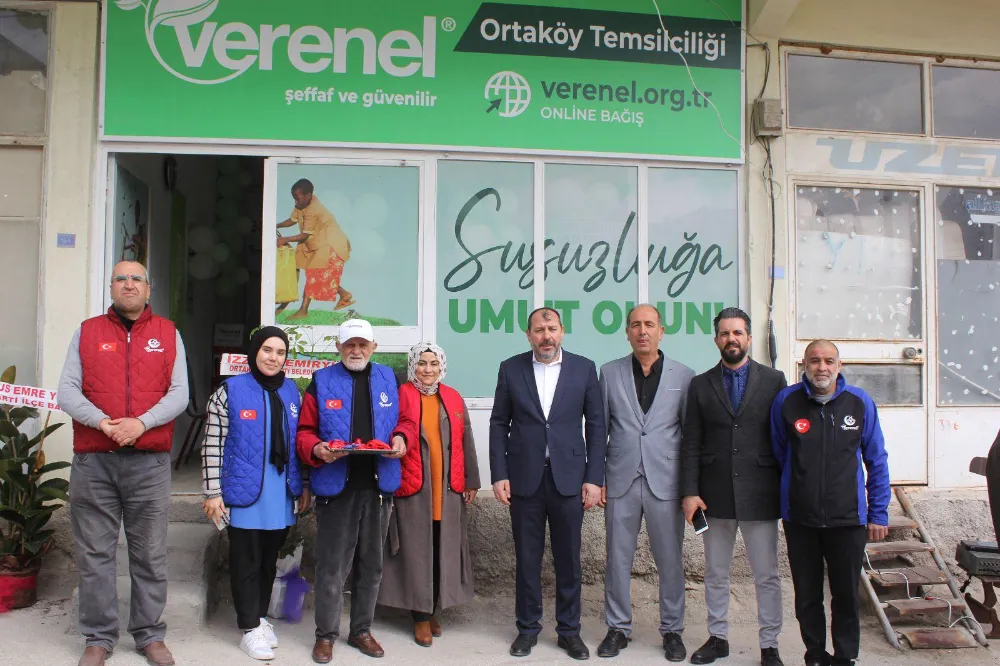 Verenel Derneği Ortaköy temsilciliği dualarla açıldı 