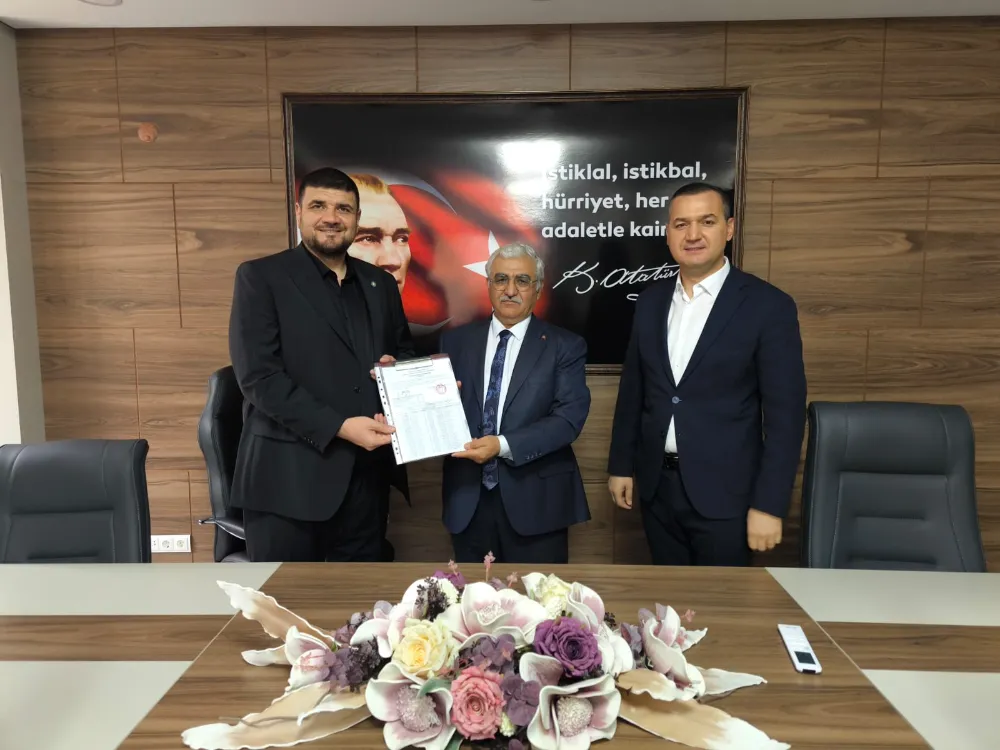 İYİ Parti Aksaray İl Başkanı Sercan BELGEMEN Mazbatasını Teslim Aldı