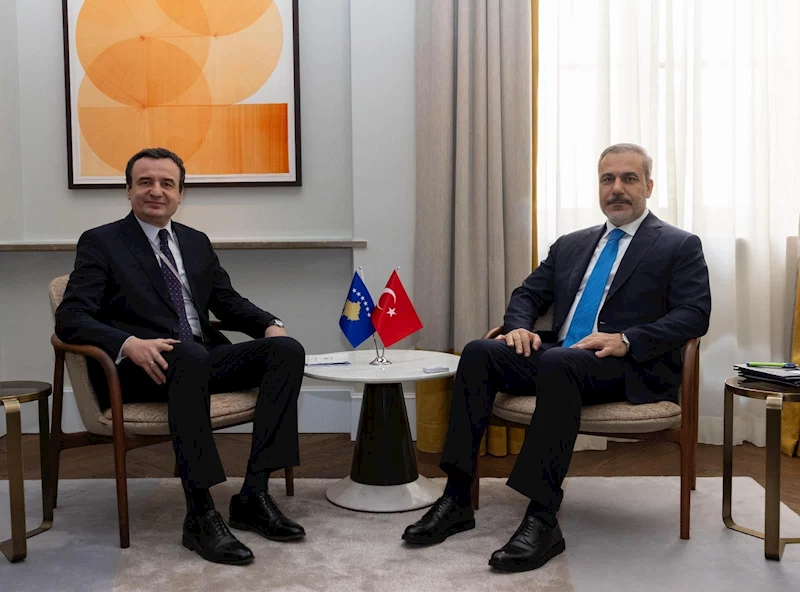 Bakan Fidan, Kosova Başbakanı Kurti ile bir araya geldi / Video eklendi
