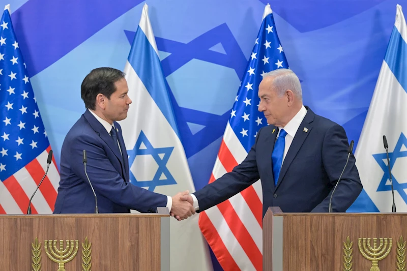 İsrail Başbakanı Netanyahu ve ABD Dışişleri Bakanı Rubio bir araya geldi
