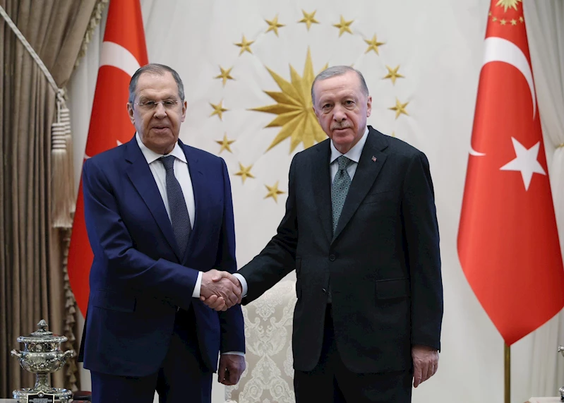 Cumhurbaşkanı Erdoğan, Rusya Dışişleri Bakanı Lavrov