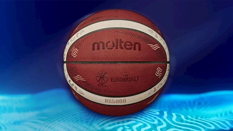 FIBA, EuroBasket 2025 için özel tasarıma sahip resmi maç topunu tanıttı