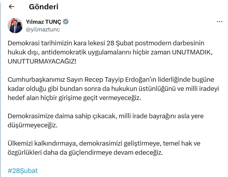 Bakan Tunç