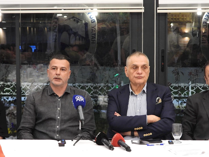 Hatayspor Başkanı Hikmet Çinçin: Sahaya galibiyet için çıkacağız / Video eklendi