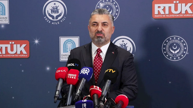 İstanbul - RTÜK Başkanı Şahin: Haksız bir şekilde Türkiye