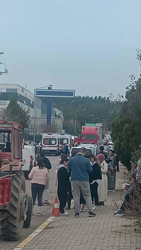 Sızan amonyak gazından etkilenen 10 işçi tedaviye alındı