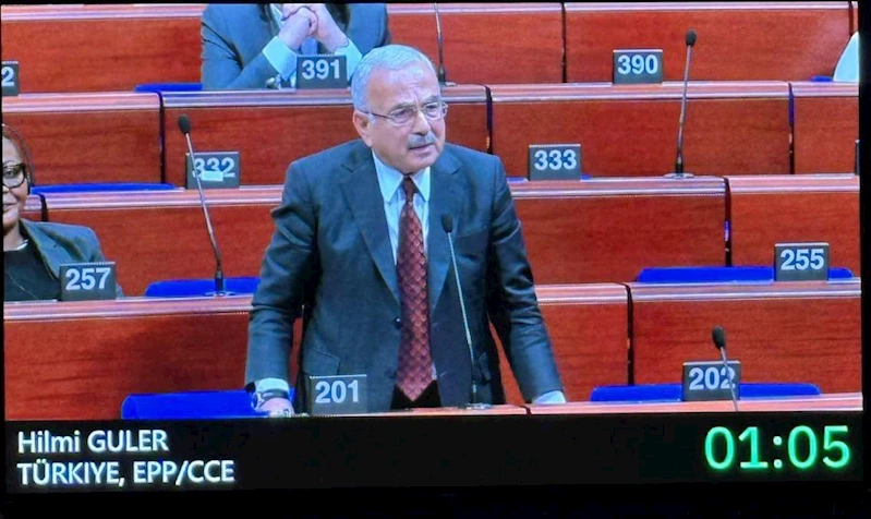 Avrupa Konseyi’nde konuşan Hilmi Güler: 