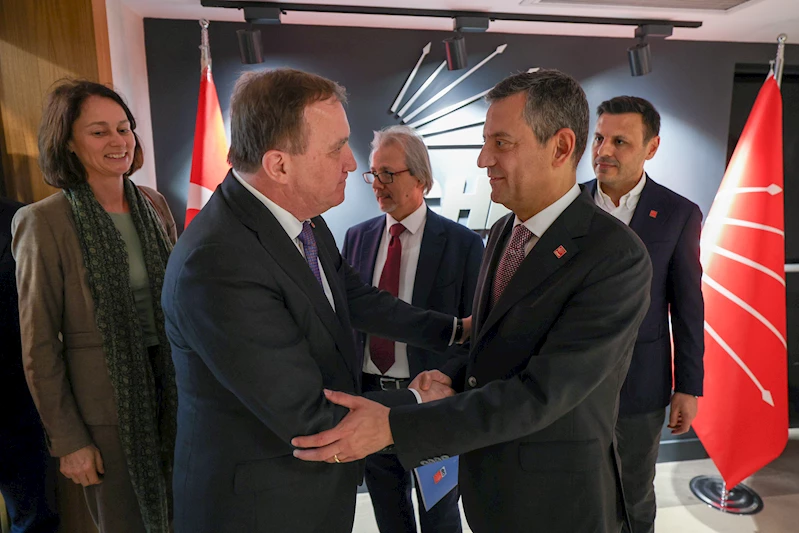 İstanbul - Özgür Özel, Avrupa Sosyalist Partisi (PES) Başkanı Stefan Löfven ile bir araya geldi