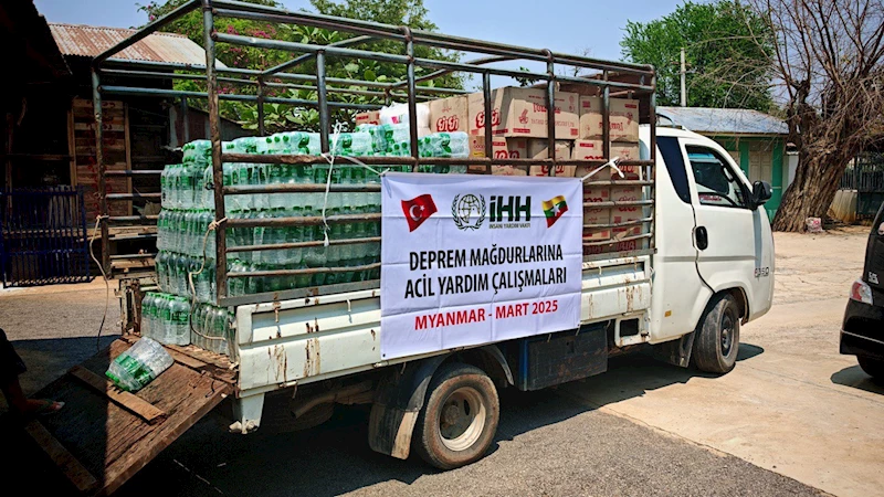 Deprem yaşanan Myanmar ve Tayland’a İHH’dan acil yardım çalışması