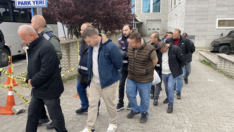 Samsun merkezli ‘change’ operasyonunda 30 şüpheli adliyede