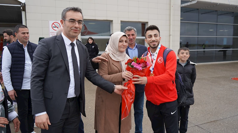 Halterde Avrupa şampiyonu olan Harun Algül’e memleketi Şırnak