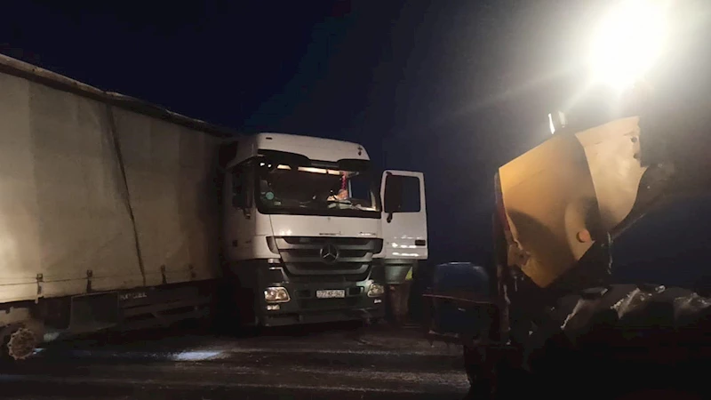 Kar yağışı Ilgar Dağı’nda ulaşımı etkiledi (2)
