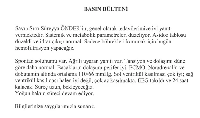 İstanbul- Hastaneden Sırrı Süreyya Önder
