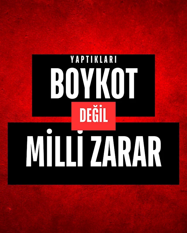Bakan Kacır: Milli markaları boykotla zayıflatmaya çabalamak Türkiye’nin geleceğine zarar vermektir