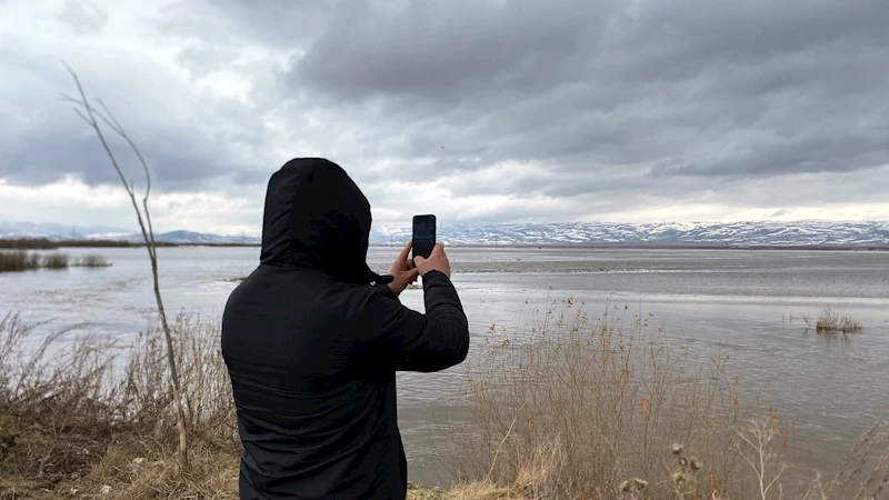 Kura Nehri taştı; Ardahan Ovası göle döndü