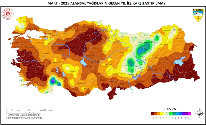 Antalya -Mart ayı yağışı, 35 yılın en düşük seviyesinde /Video eklendi 