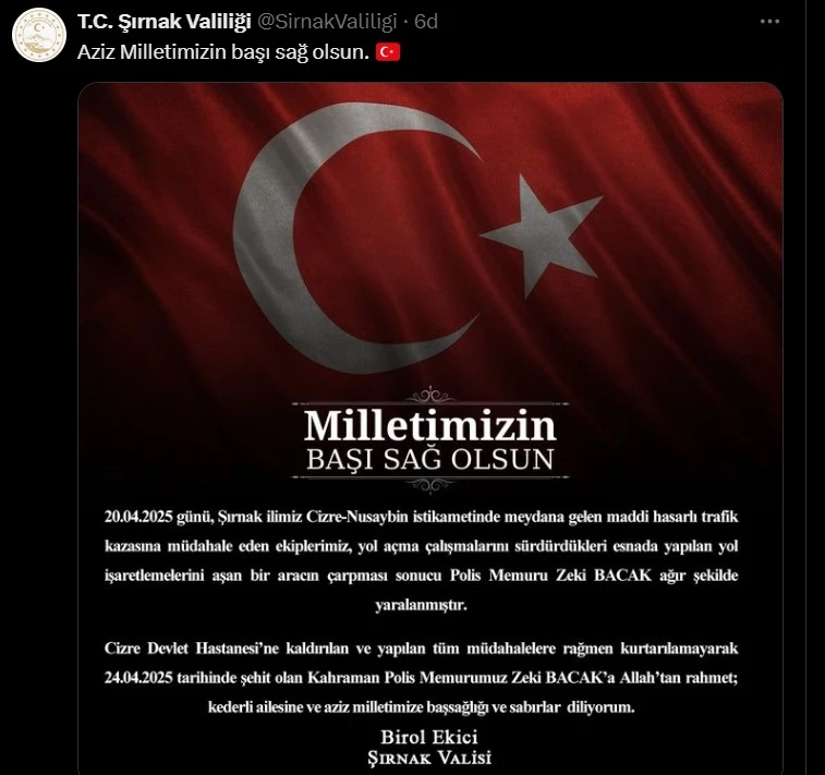 Trafik kazasına müdahale ederken TIR