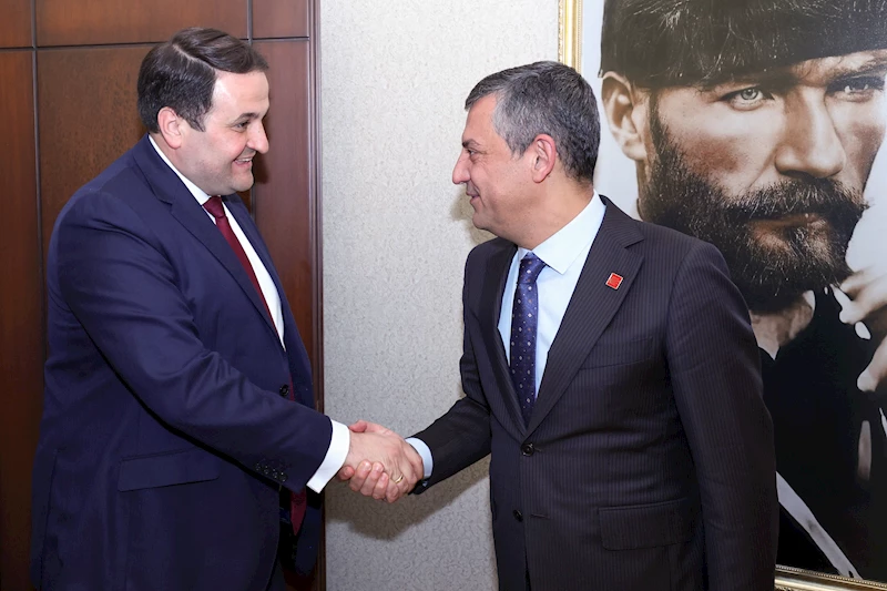 Özgür Özel, Alman Bakan Liminski ile bir araya geldi