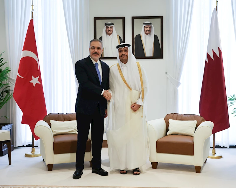 Dışişleri Bakanı Fidan, Katar Başbakanı ve Dışişleri Bakanı Al Sani ile görüştü
