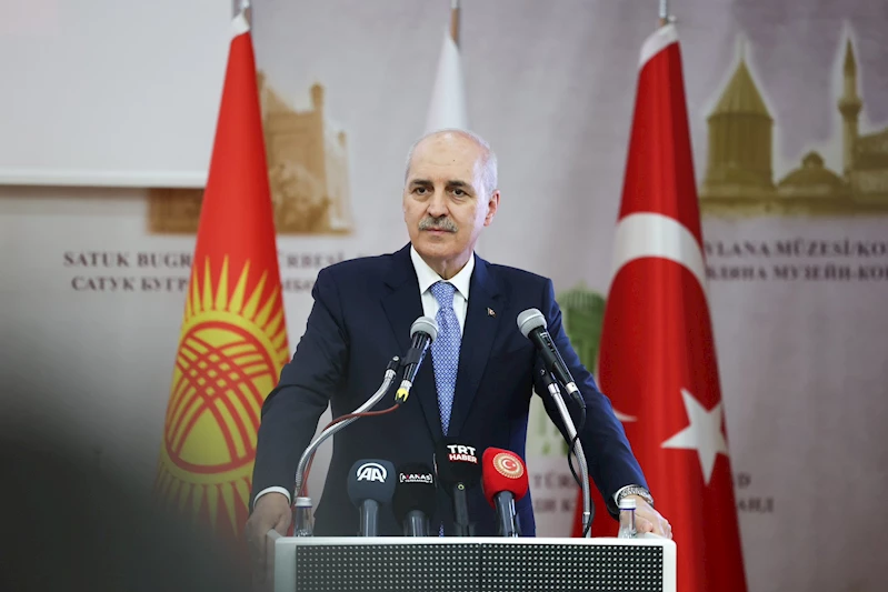 TBMM Başkanı Kurtulmuş, Kırgızistan-Türkiye Manas Üniversitesi’ni ziyaret etti 