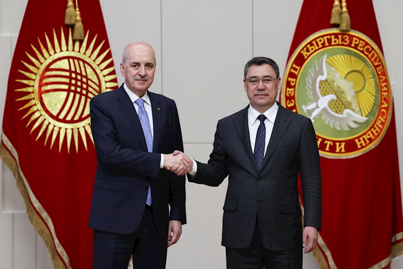 Kırgızistan Cumhurbaşkanı Caparov, TBMM Başkanı Kurtulmuş