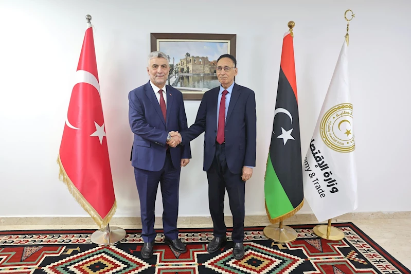 Bakan Bolat, Libya Ekonomi ve Ticaret Bakanı Huveyc ile görüştü