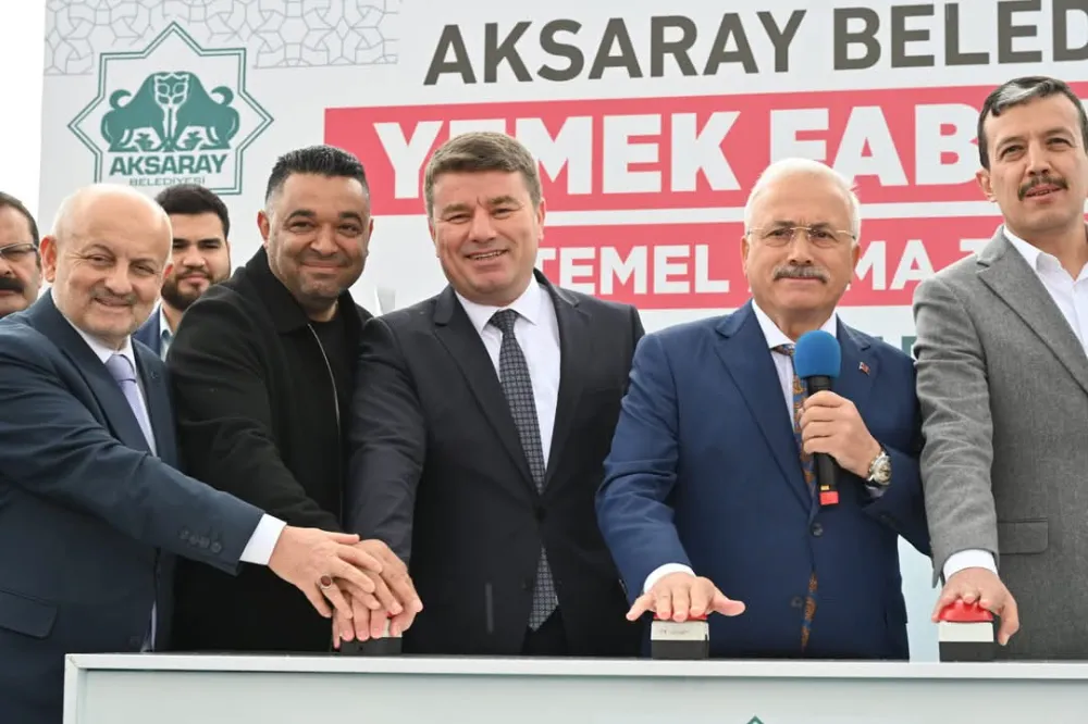 Aksaray Belediyesi yemek fabrikası temel atma töreni gerçekleştirildi 