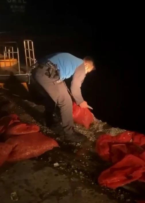 Kaçak midye avcılığına 37 bin lira ceza