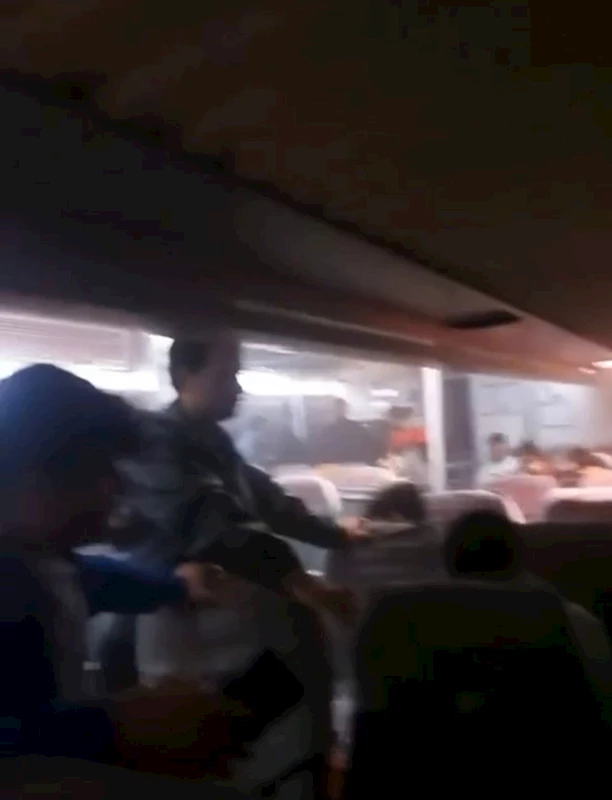 BUDO deniz otobüsünde yangın: 4 yolcu dumandan etkilendi