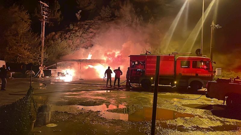Balıkesir’de  balık restoranındaki yangında 1 kişi yaralandı  