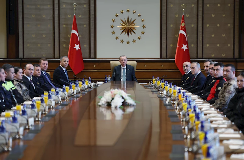Cumhurbaşkanı Erdoğan: Emniyet birimlerimiz, eşkıyalığa fırsat vermemiştir