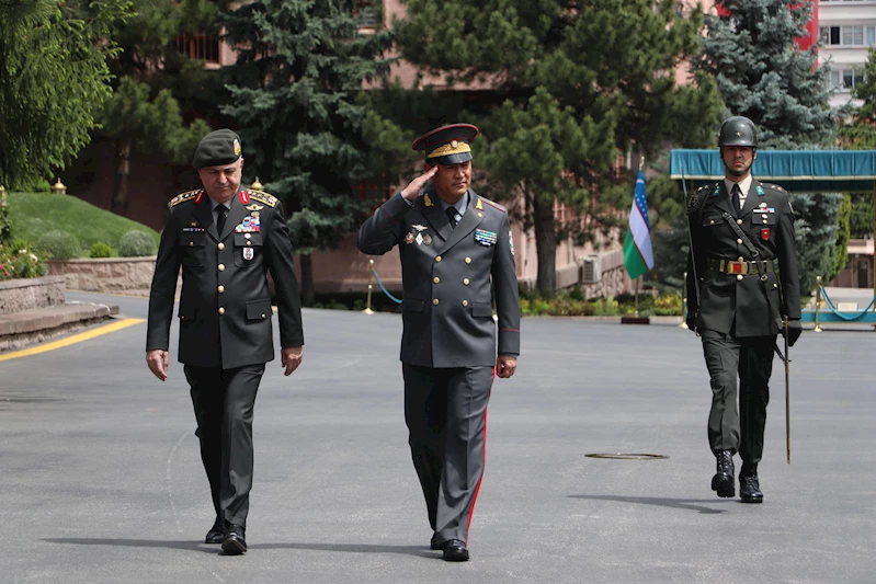 Ankara- Genelkurmay Başkanı Orgeneral Gürak, Özbek mevkidaşı İminov ile görüştü /Video eklendi 