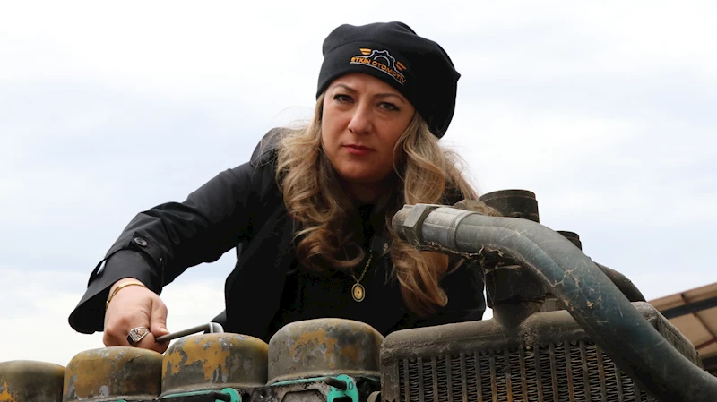 Düzce - Eski eşi için kurduğu oto tamir dükkanının başına geçti /Video eklendi