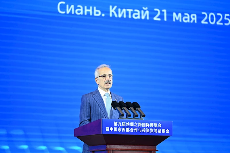 Bakan Uraloğlu: Şian şehri, tarihi İpek Yolu’nun başladığı nokta olarak kabul edilir