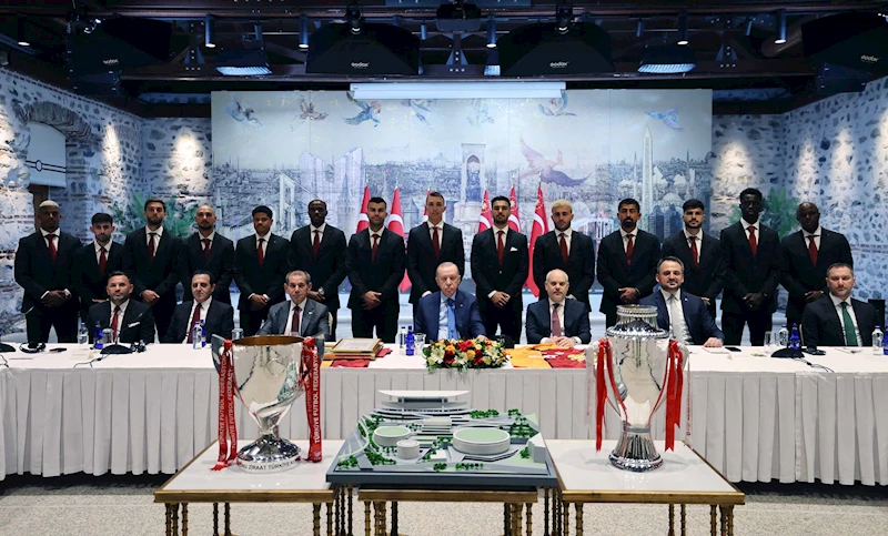 Cumhurbaşkanı Erdoğan, şampiyon Galatasaray