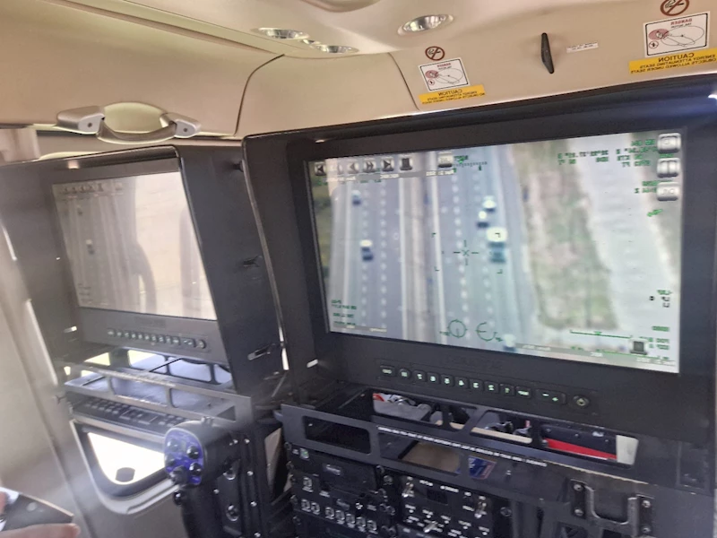 Başkentte hava destekli trafik denetimi