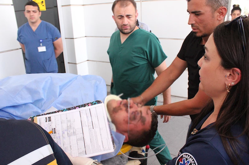 17 saat sonra bilinci kapalı bulunan Mustafa, motosiklet kazası geçirmiş