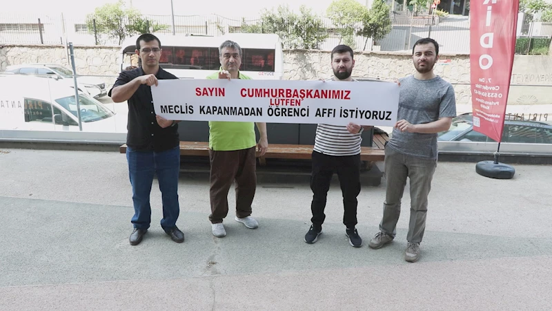 İstanbul - Üniversiteye dönmek için af talebinde bulundular