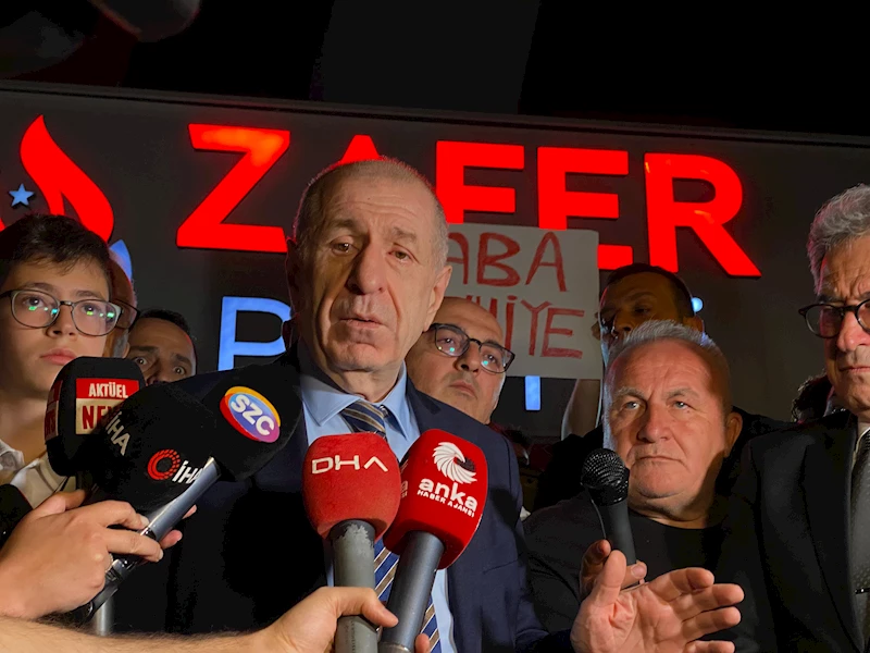 Ümit Özdağ tahliyesinin ardından Ankara’da parti genel merkezinde açıklama yaptı 