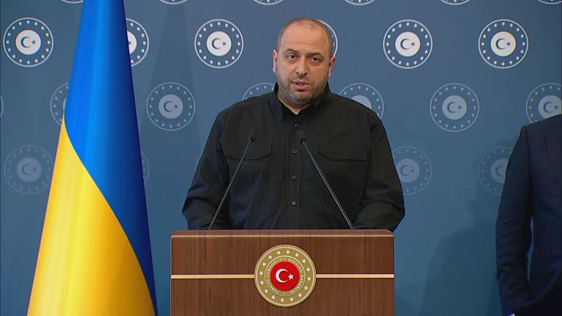 İstanbul - Ukrayna Savunma Bakanı Ümerov: Adımlar çok net: 