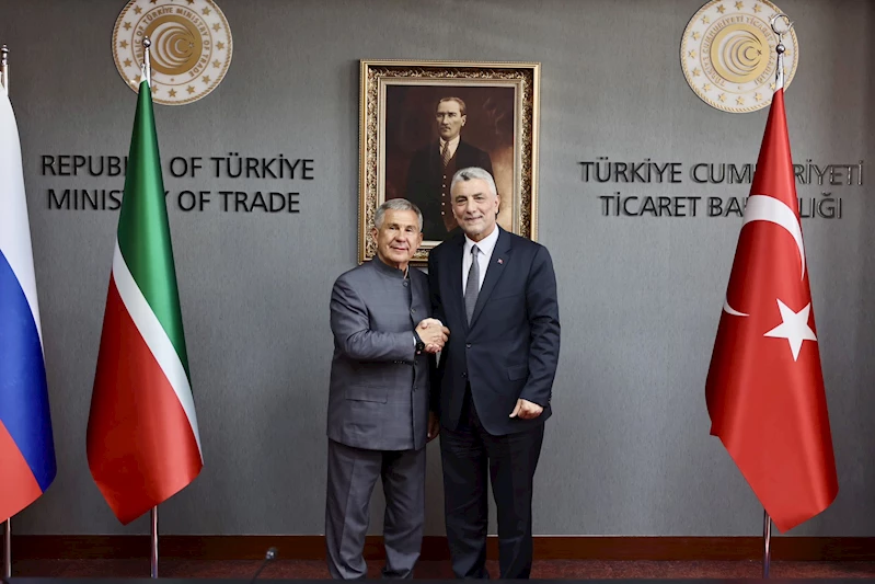 Bakan Bolat, Tataristan Reisi Minnihanov ile görüştü