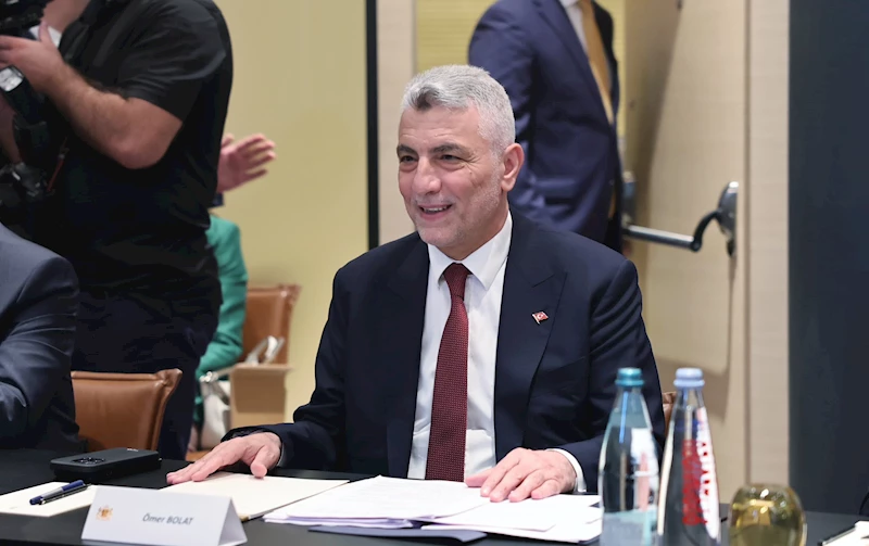 Bakan Bolat, Gürcistan Ekonomi ve Sürdürülebilir Kalkınma Bakanı Kıvrıvişvili ile bir araya geldi